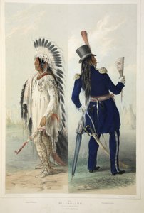 Wi-Jun-Jon, an Assinneboin Chief, from Catlin